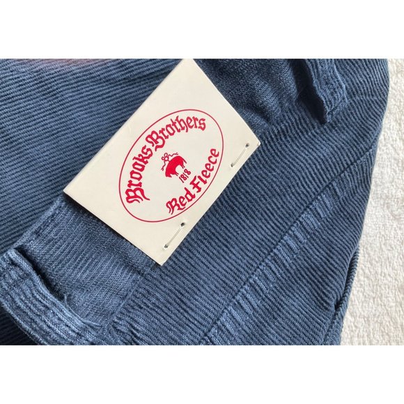 New w/tags Brooks Brothers Mens 38x30 Navy Corduroys Pants Cotton-Spandex - Picture 8 of 13